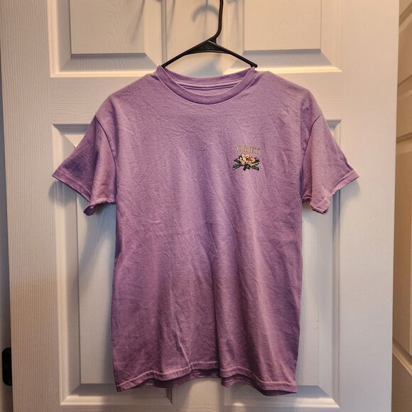 Obey Men's T-Shirt Peach Flower Size M 100% Cotton - Picture 2 of 6